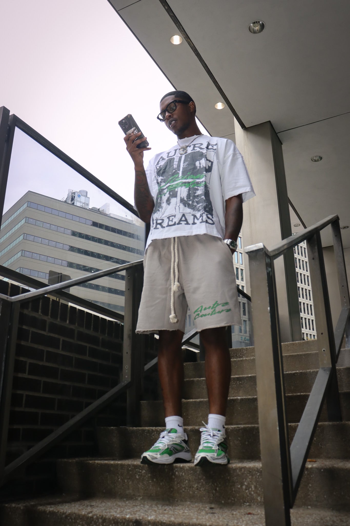 Vision Blur SHORTS - Grey