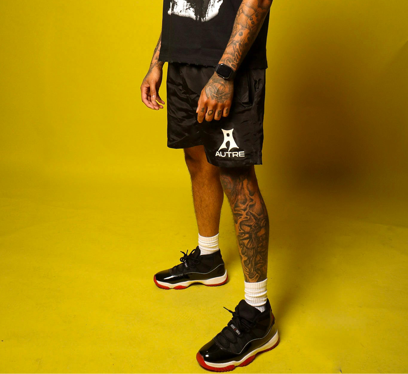 AC1 Windbreaker SHORTS - Black