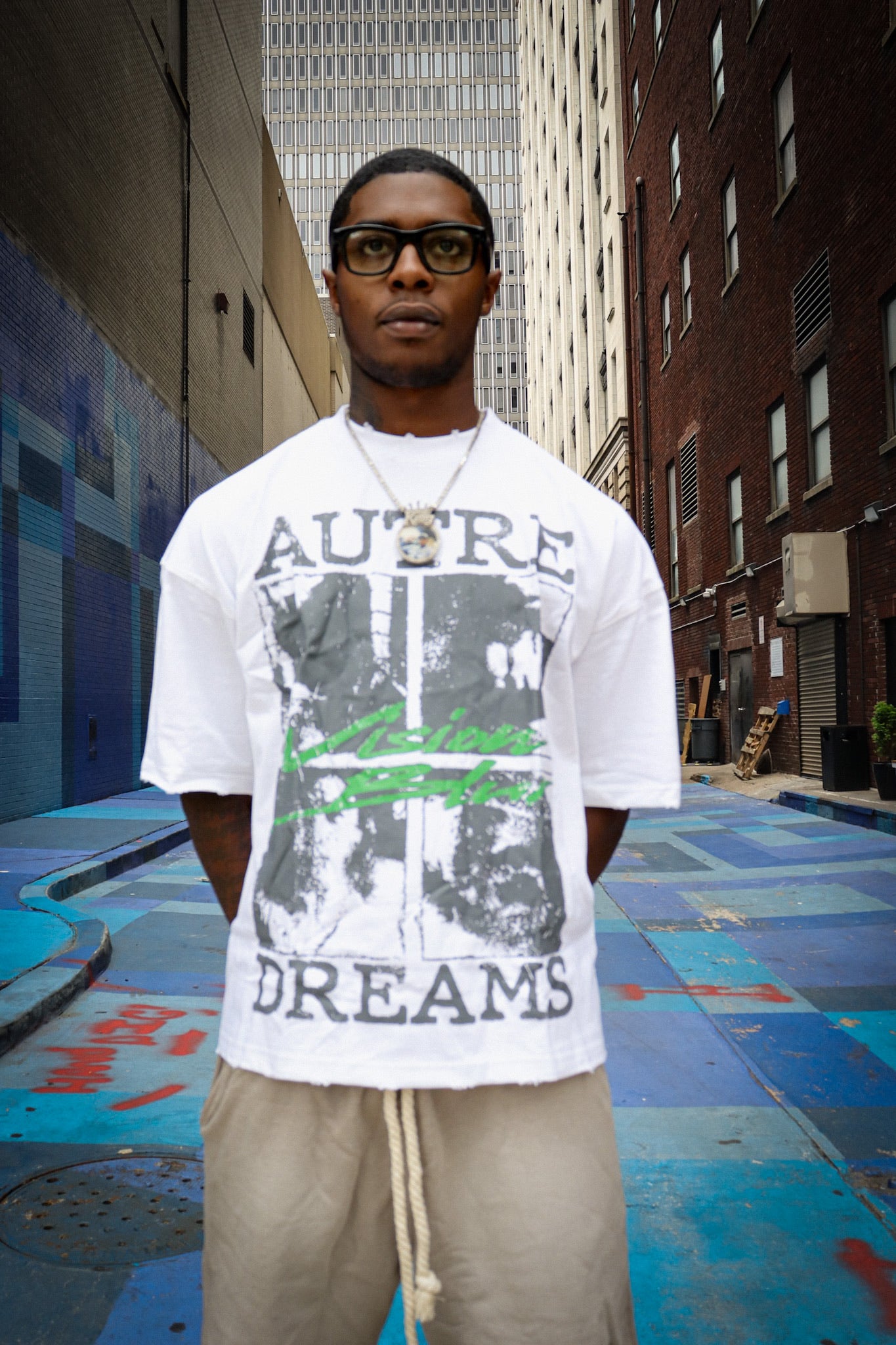 Vision Blur TEE - White
