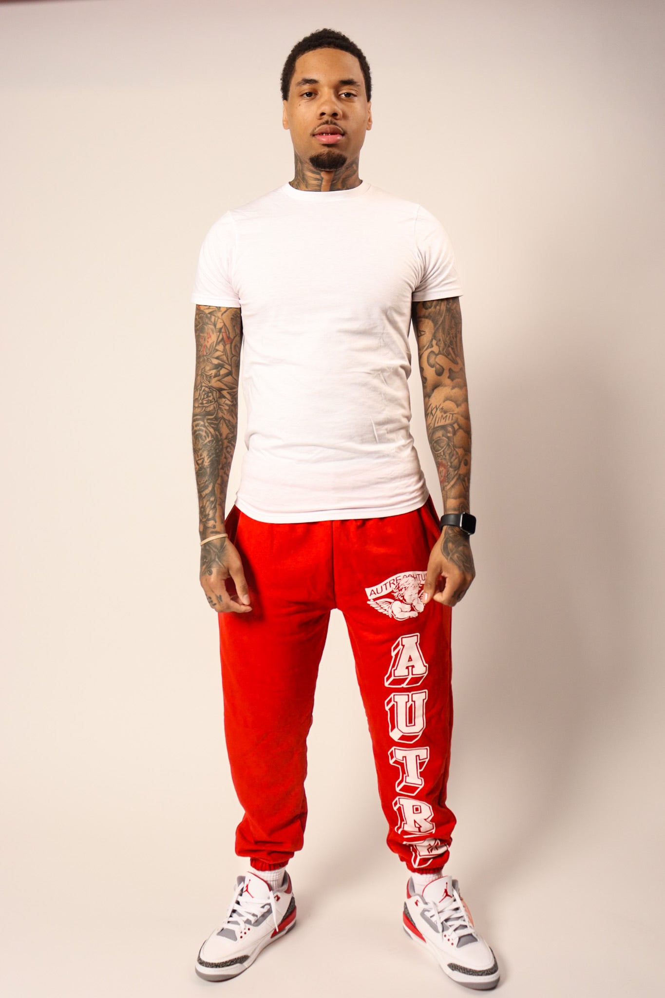 Angel Baby SWEATPANTS - Red
