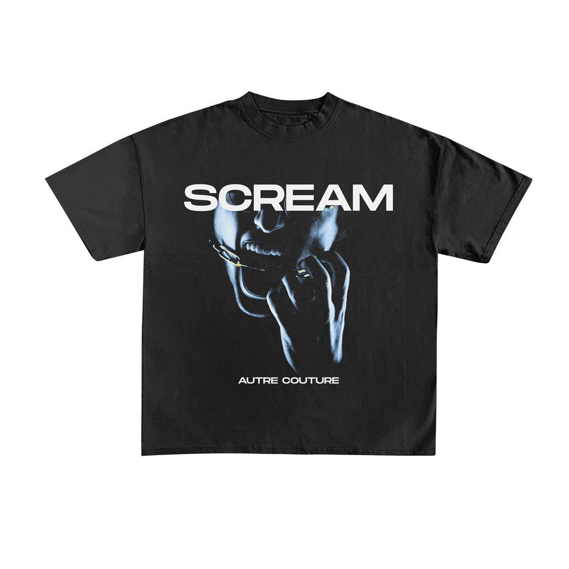 Just Scream Tee - BLACK