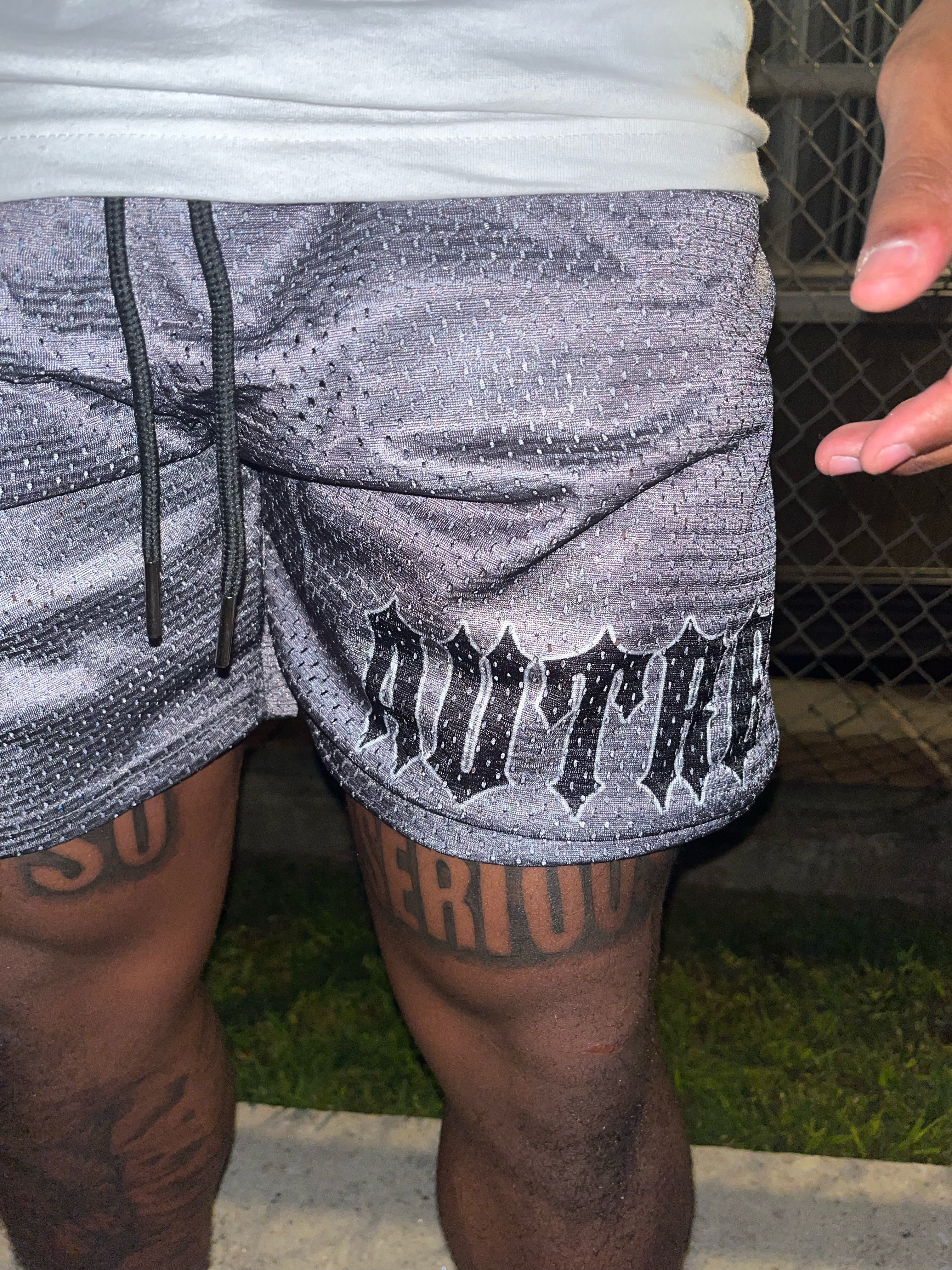 Trucker Mesh Shorts - GREY