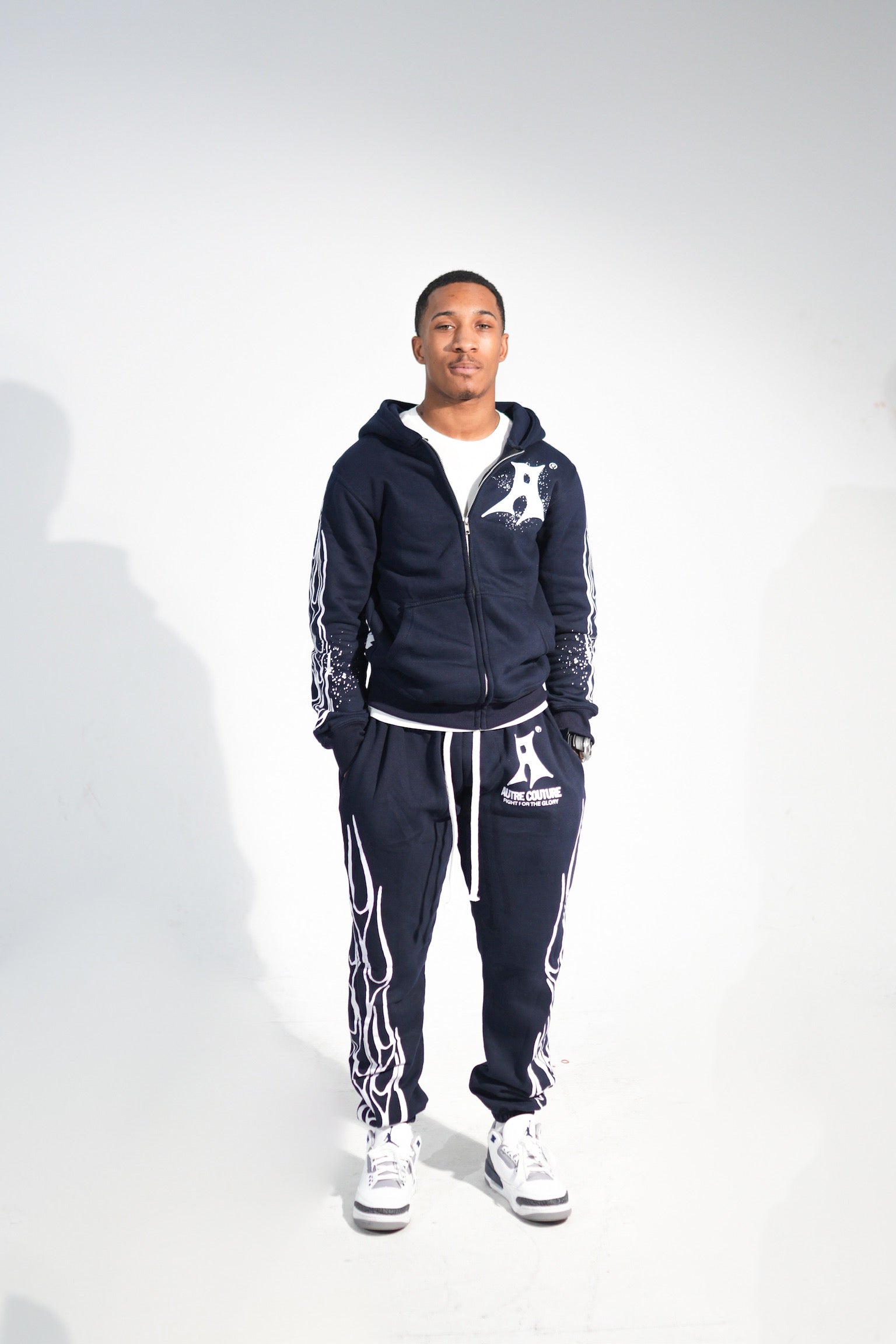 Fight For The Glory SWEATPANTS - Navy Blue