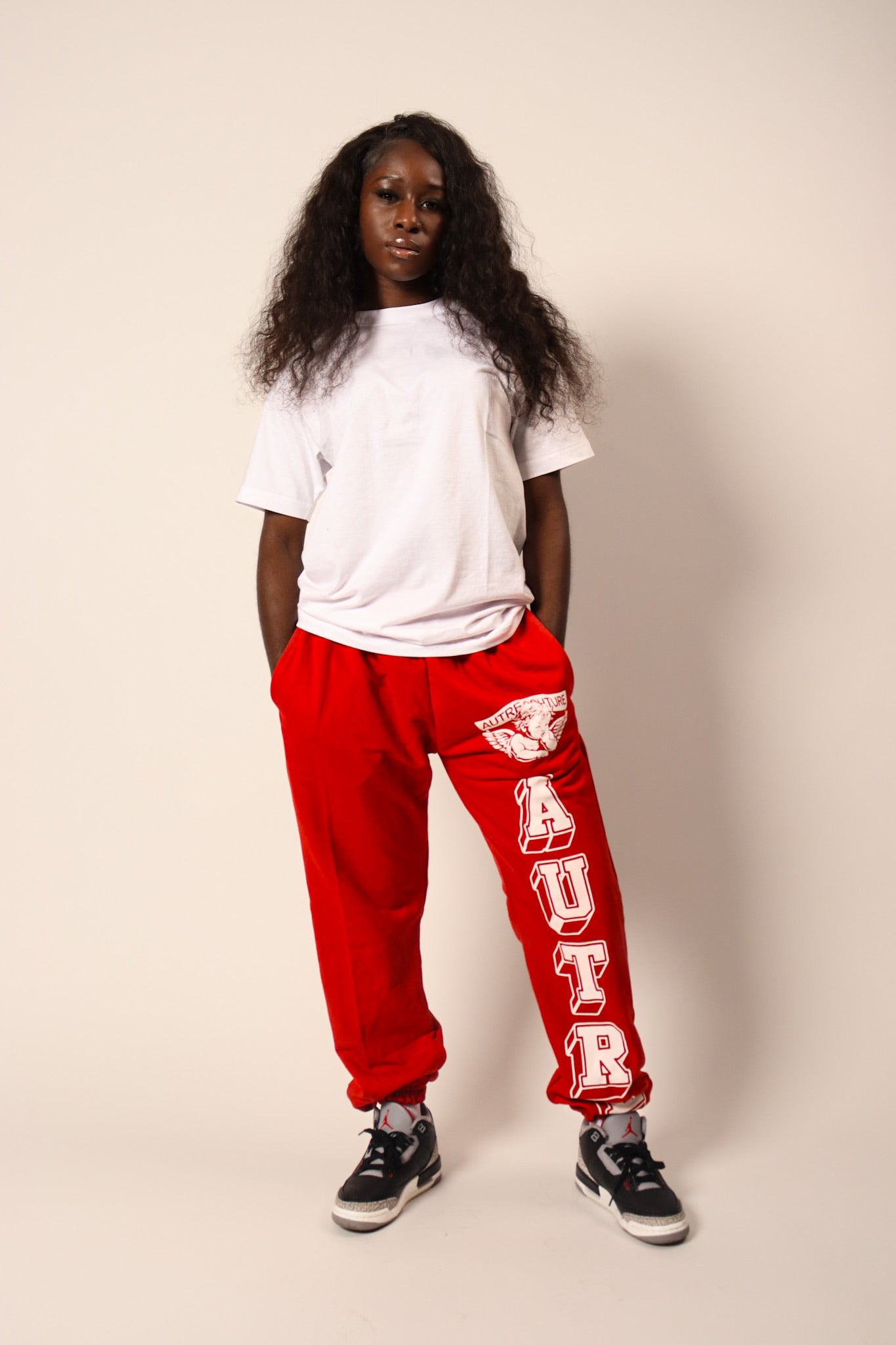 Angel Baby SWEATPANTS - Red